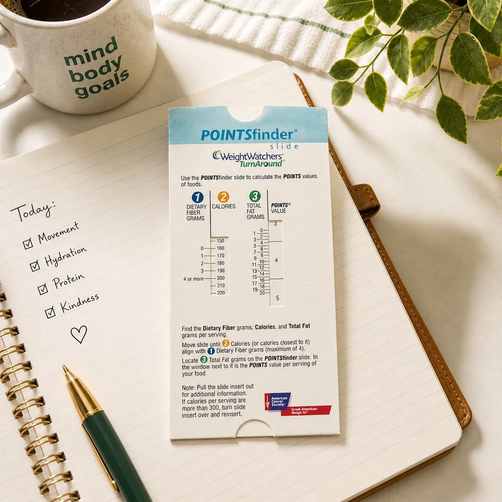 Weight Watchers TurnAround POINTSfinder Slide Calculator 2004 Vintage Tool